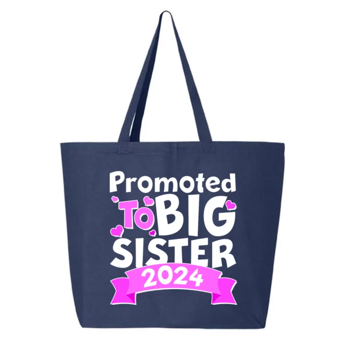 Cute Promoted To Big Sister 2024 25L Jumbo Tote