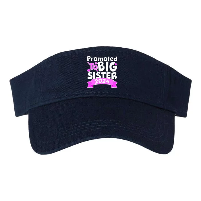 Cute Promoted To Big Sister 2024 Valucap Bio-Washed Visor