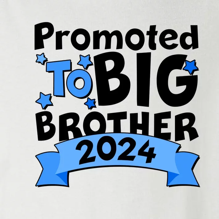 Cute Promoted To Big Brother 2024 Toddler Long Sleeve Shirt