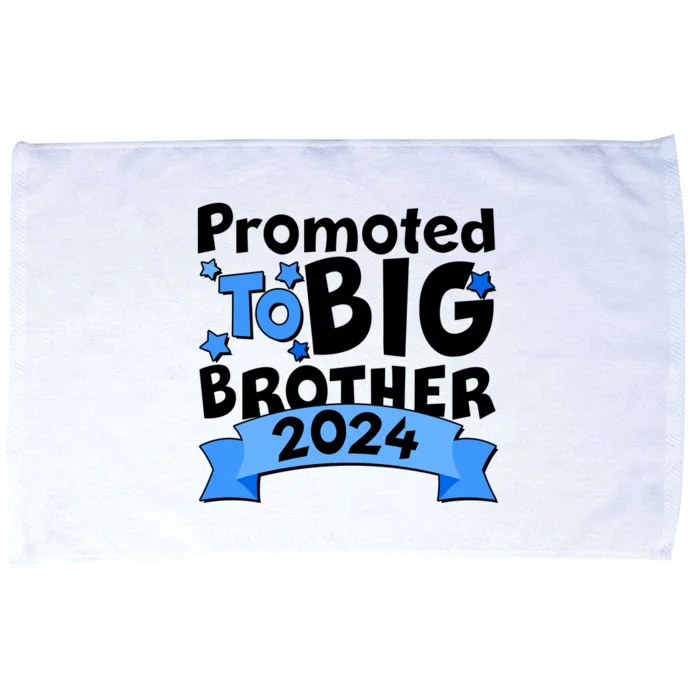 Cute Promoted To Big Brother 2024 Microfiber Hand Towel