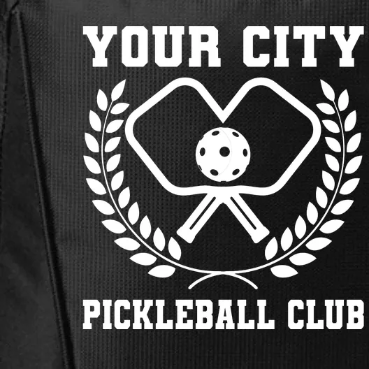 Custom Pickleball Team Personalize City Name City Backpack