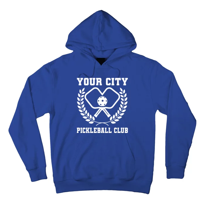 Custom Pickleball Team Personalize City Name Hoodie