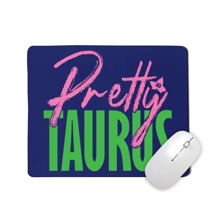 Cute Pretty Taurus Zodiac Signs Aka Funny Mousepad