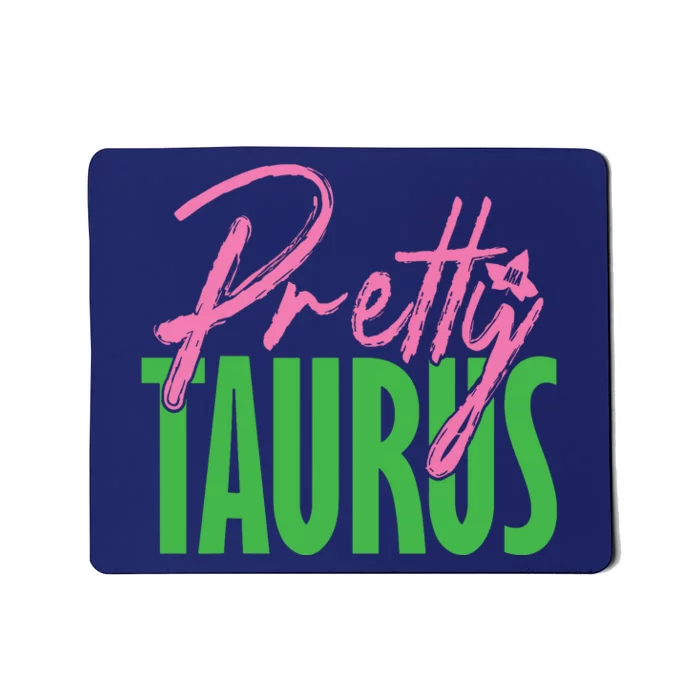 Cute Pretty Taurus Zodiac Signs Aka Funny Mousepad