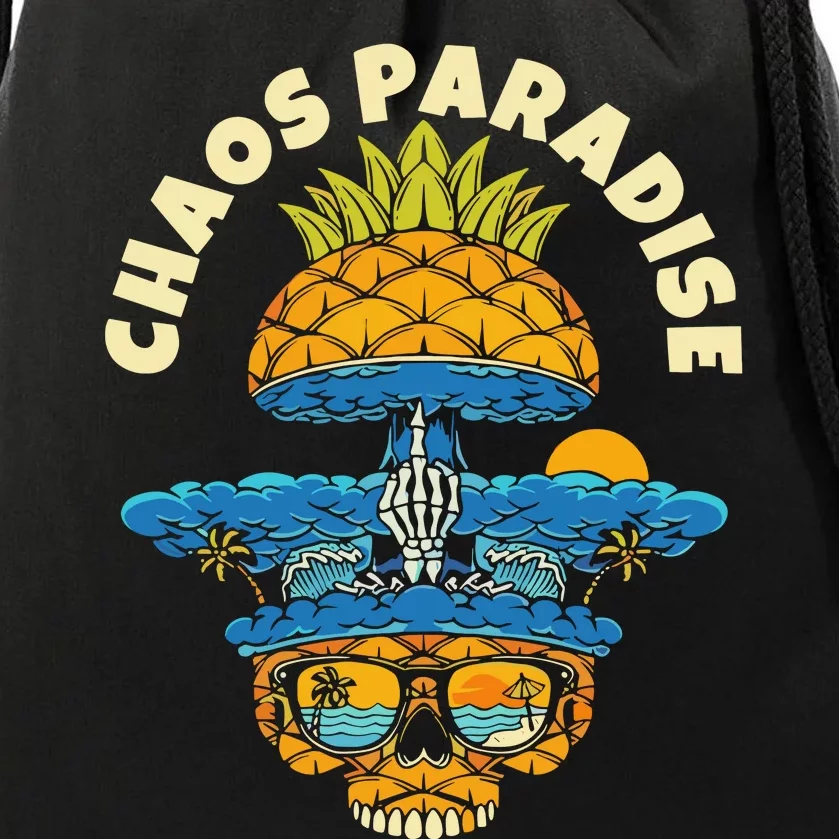 Chaos Paradise The Skull Reserve Drawstring Bag