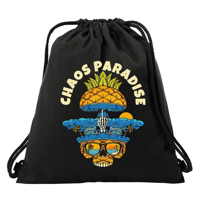 Chaos Paradise The Skull Reserve Drawstring Bag