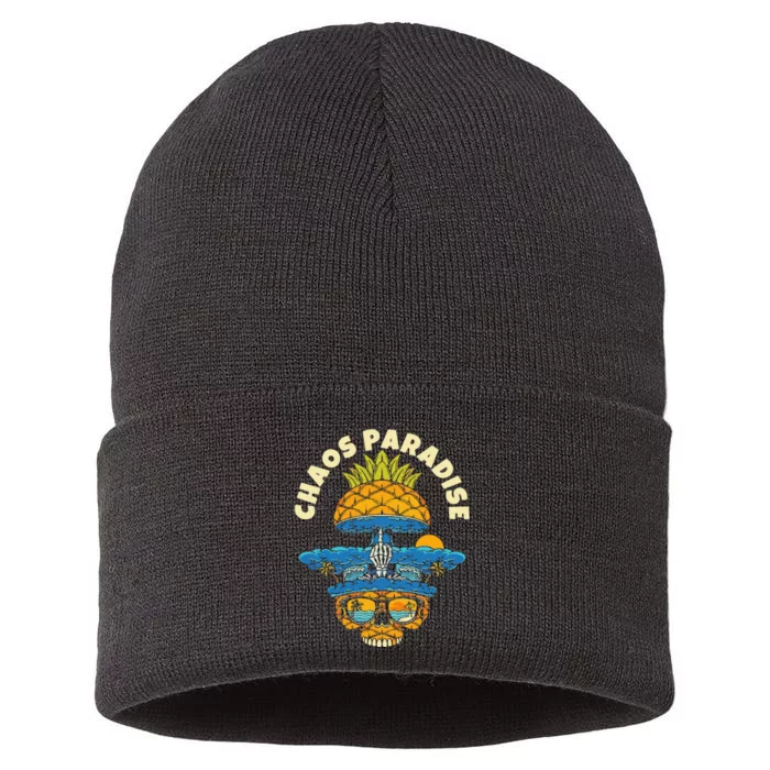 Chaos Paradise The Skull Reserve Sustainable Knit Beanie