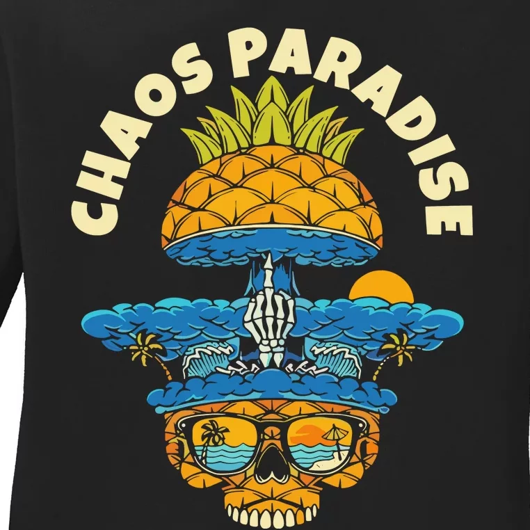 Chaos Paradise The Skull Reserve Ladies Long Sleeve Shirt