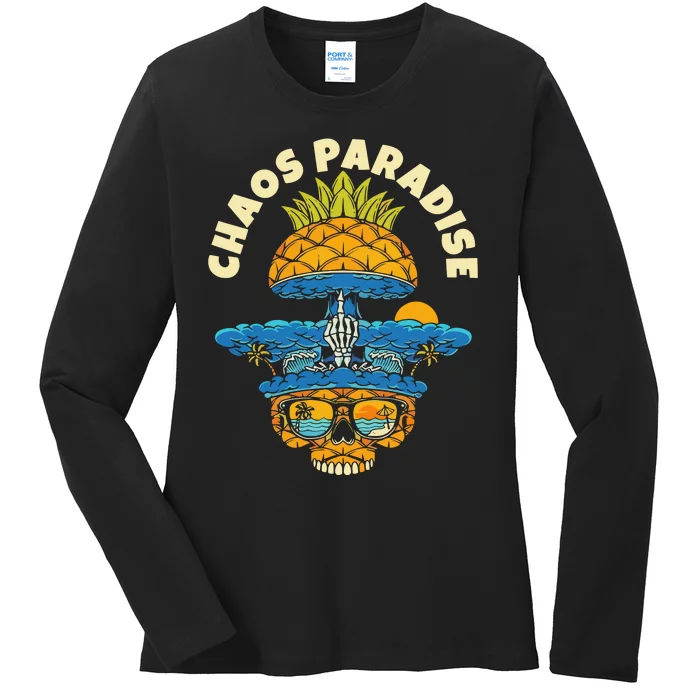 Chaos Paradise The Skull Reserve Ladies Long Sleeve Shirt