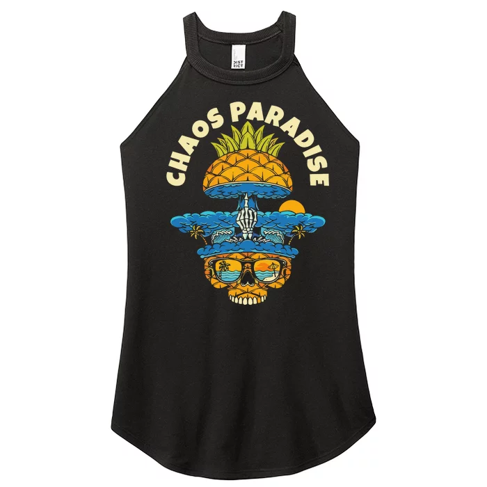 Chaos Paradise The Skull Reserve Women’s Perfect Tri Rocker Tank