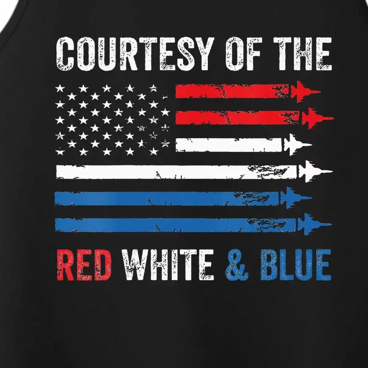 Courtesy Patriotic Us Flag Performance Tank