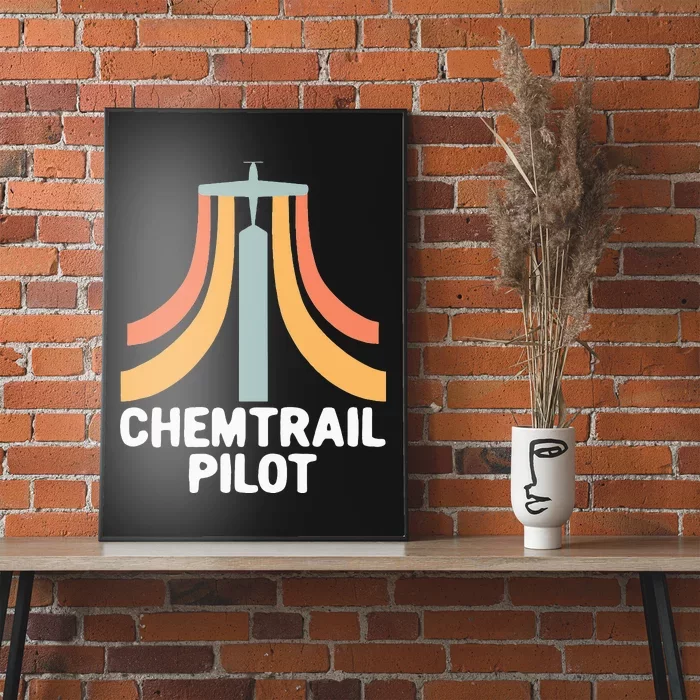 Chemtrail Pilot Uniform Chemtrails Defense Poster