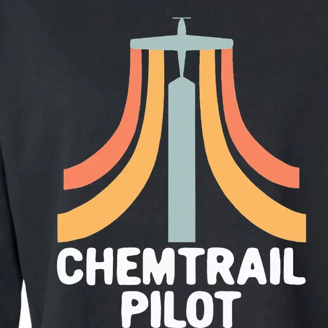 Chemtrail Pilot Uniform Chemtrails Defense Cropped Pullover Crew