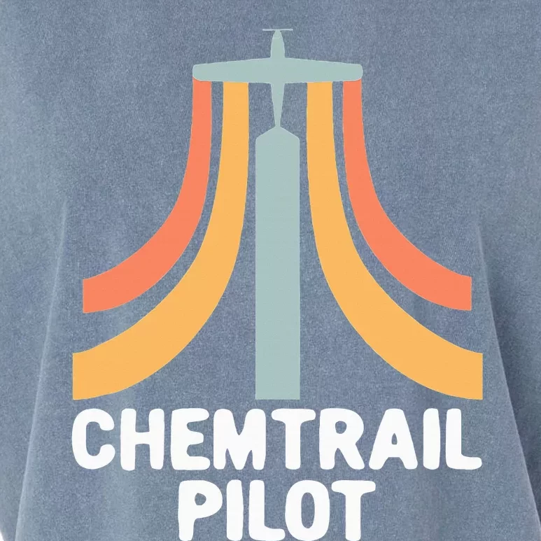 Chemtrail Pilot Uniform Chemtrails Defense Garment-Dyed Women's Muscle Tee