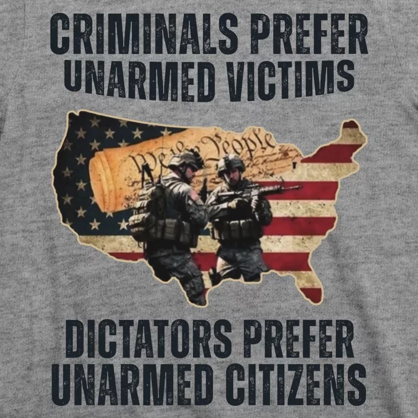 Criminals Prefer Unarmed Victims Dictators Prefer Unarmed Citizens T-Shirt