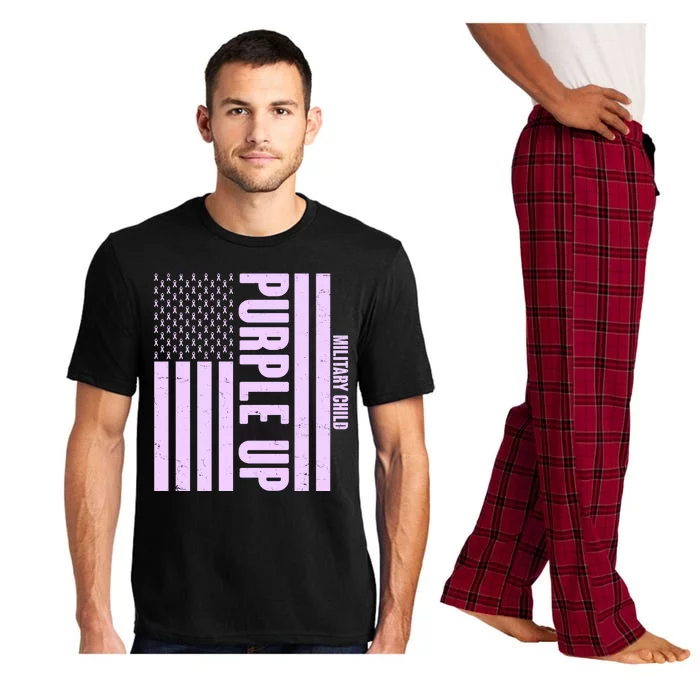 Cool Purple USA American Flag Pajama Set