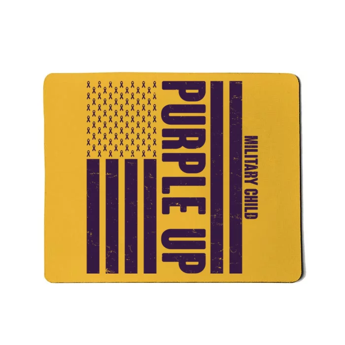 Cool Purple USA American Flag Mousepad