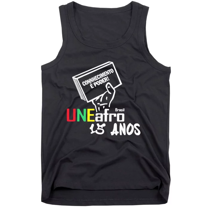 Conhecimento é Poder Uneafro 15 Anos Tank Top