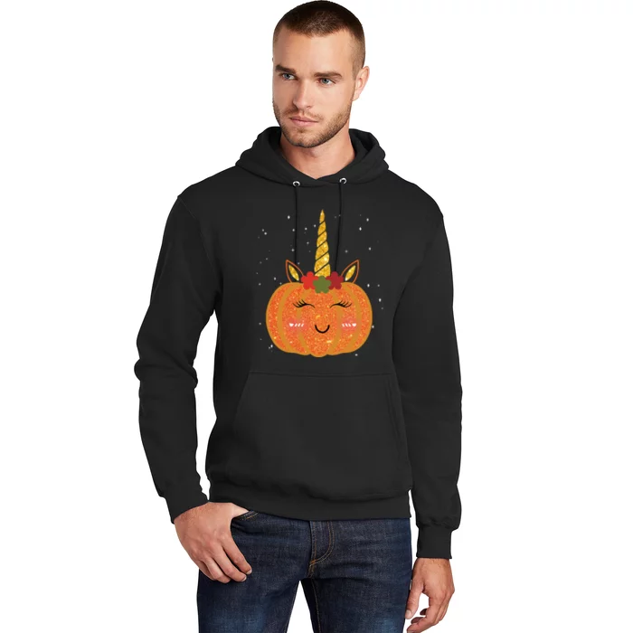 Cute Pumpkin Unicorn Halloween Hoodie