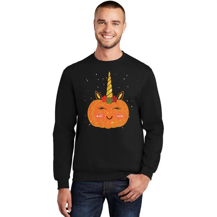 Cute Pumpkin Unicorn Halloween Sweatshirt