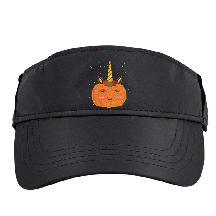 Cute Pumpkin Unicorn Halloween Adult Drive Performance Visor