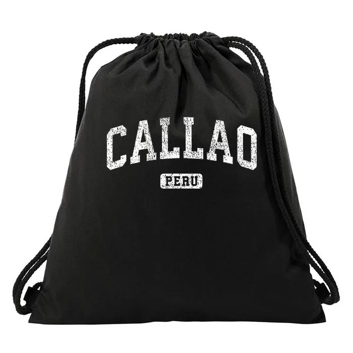 Callao Peru Vintage Sports Drawstring Bag