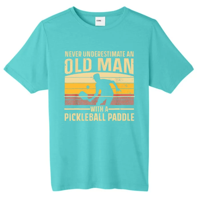 Cool Pickleball Vintage Paddle Pickleball Player Gift ChromaSoft Performance T-Shirt