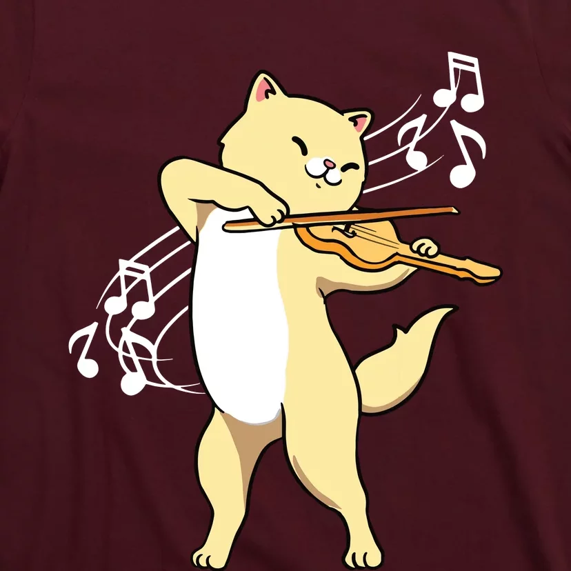 Cat Playing ViolinViolinist T-Shirt