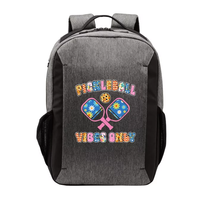 Cute Pickleball Vibes Only Vector Backpack