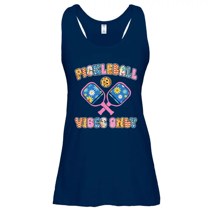 Cute Pickleball Vibes Only Ladies Essential Flowy Tank