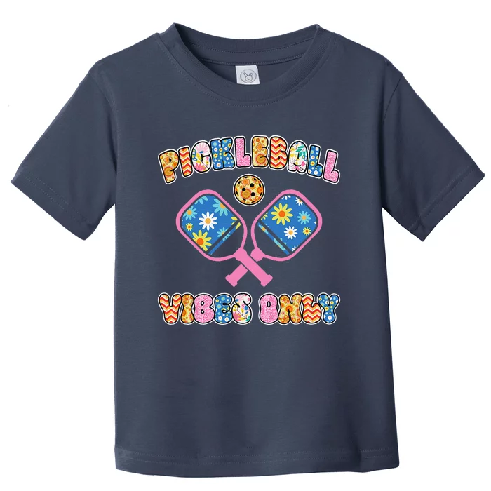 Cute Pickleball Vibes Only Toddler T-Shirt