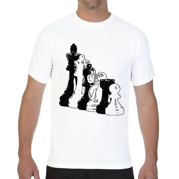 Chess Pieces Vintage Chess Player Comfort Colors T-Shirt