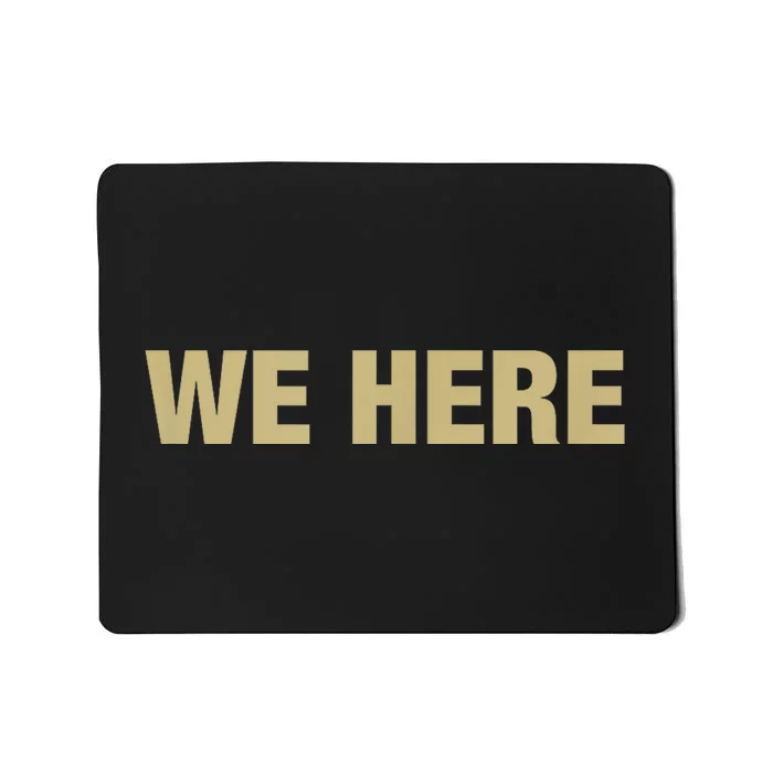 Coach Prime We Here Mousepad