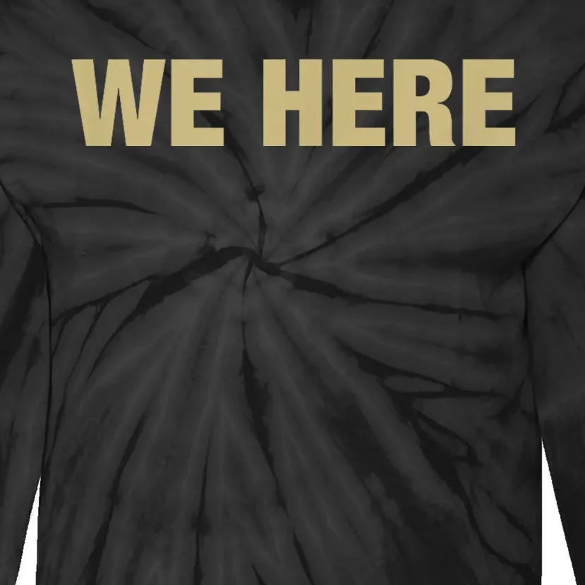 Coach Prime We Here Tie-Dye Long Sleeve Shirt