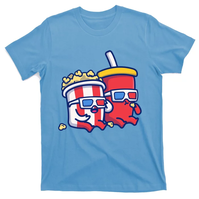 Cute Popcorn With Soda T-Shirt