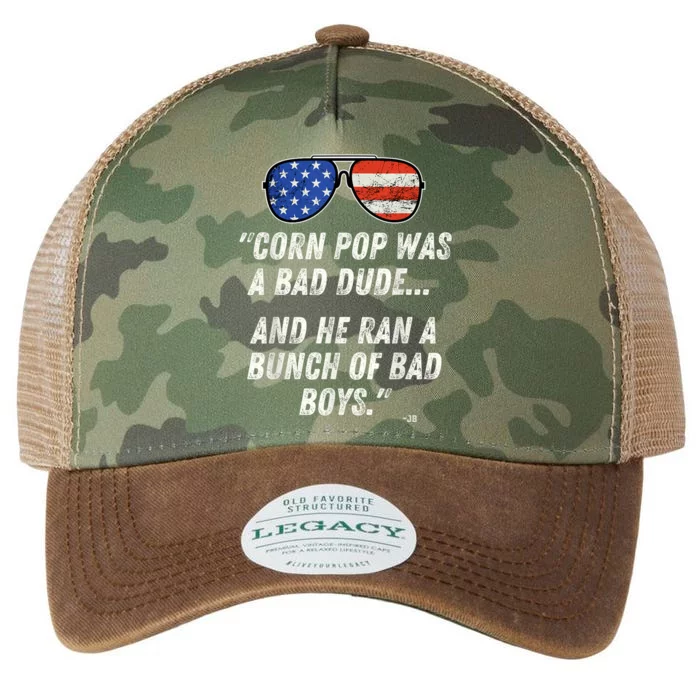 Corn Pop Was A Bad Dude Funny Joe Biden Parody Legacy Tie Dye Trucker Hat