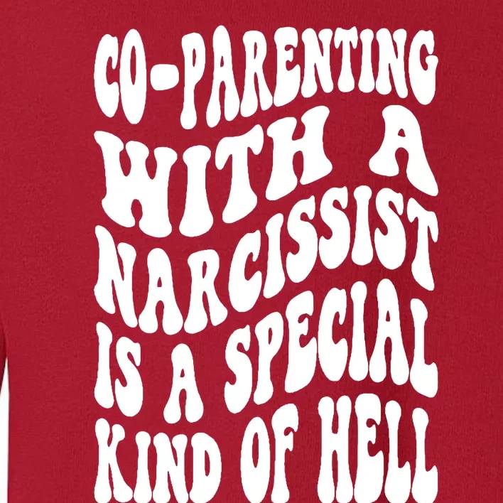 Co Parenting With A Narcissist Toddler Sweatshirt