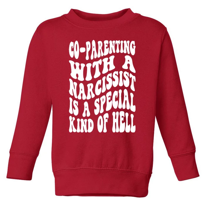 Co Parenting With A Narcissist Toddler Sweatshirt