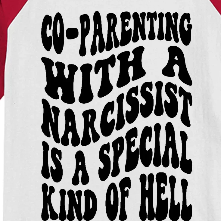 Co Parenting With A Narcissist Kids Colorblock Raglan Jersey