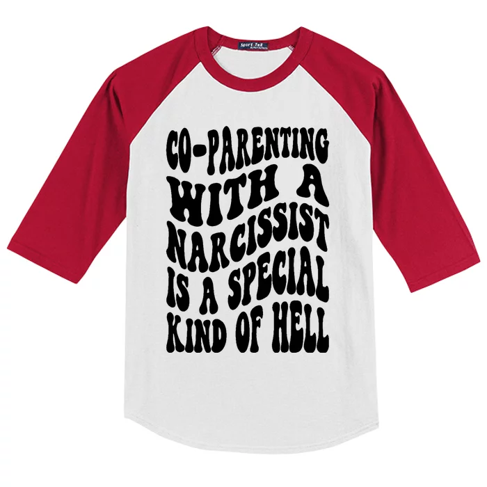 Co Parenting With A Narcissist Kids Colorblock Raglan Jersey