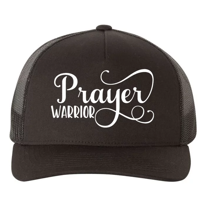 Christian Prayer Warrior Have Faith Quote Bible Verse Yupoong Adult 5-Panel Trucker Hat