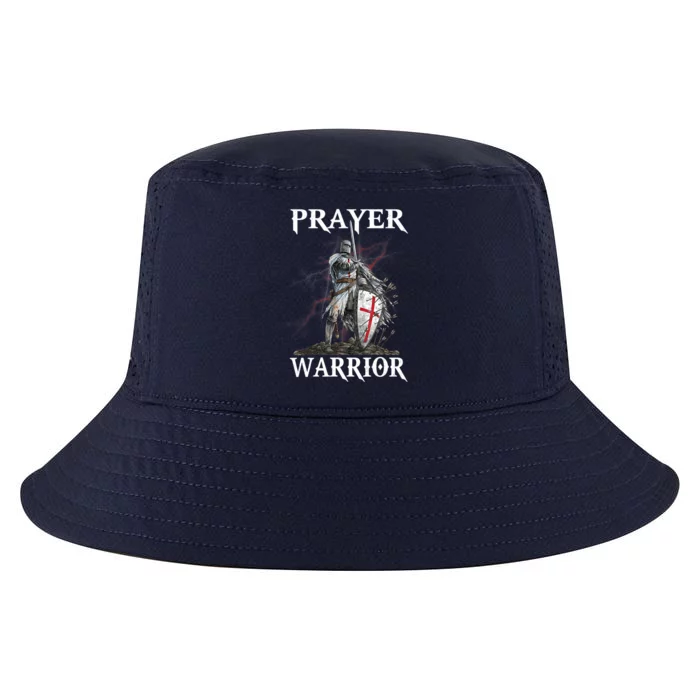 Christian Prayer Warrior Jesus Cross Religious Messages Cool Comfort Performance Bucket Hat