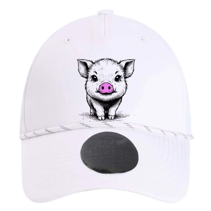 Cute Pig With Nose Drawing Performance The Dyno Cap