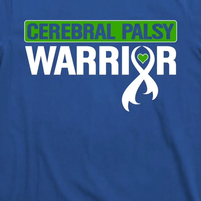 Cerebral Palsy Warrior Cp Green Ribbon Awareness Support Cute Gift T-Shirt