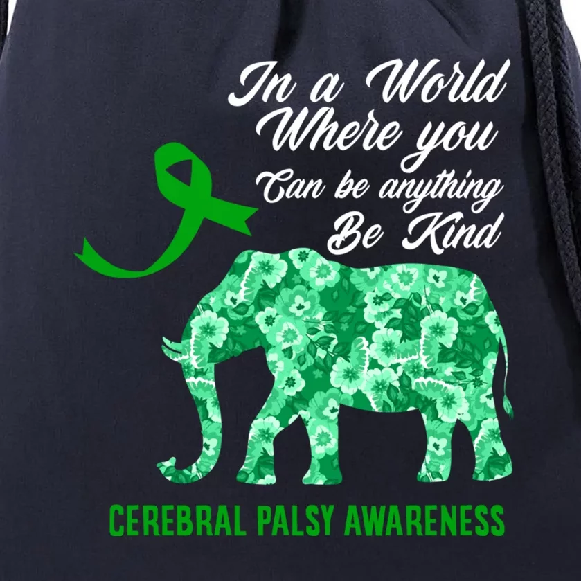 Cerebral Palsy Warrior Cp Warrior Cerebral Palsy Awareness Gift Drawstring Bag