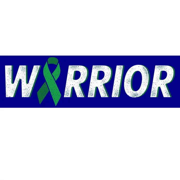 Cerebral Palsy Warrior Green Ribbon Cerebral Palsy Awareness Gift Bumper Sticker