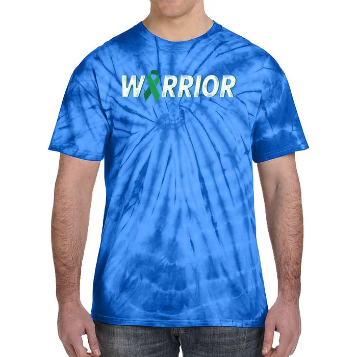 Cerebral Palsy Warrior Green Ribbon Cerebral Palsy Awareness Gift Tie-Dye T-Shirt