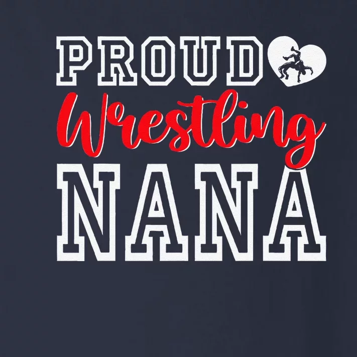 Cute Proud Wrestling Nana MotherS Day Christmas Toddler Long Sleeve Shirt