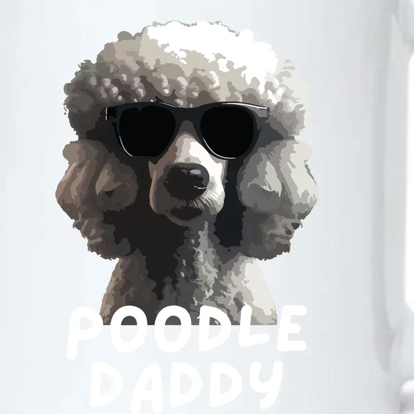 Cool Poodle Wearing Sunglasses Portrait Dad Poodle Daddy Black Color Changing Mug