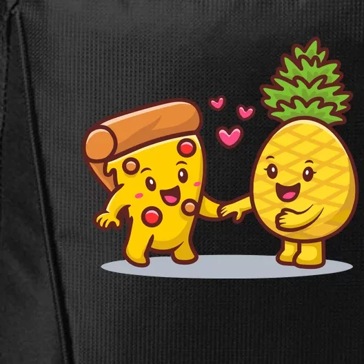 Cute Pizza With Pineapple City Backpack